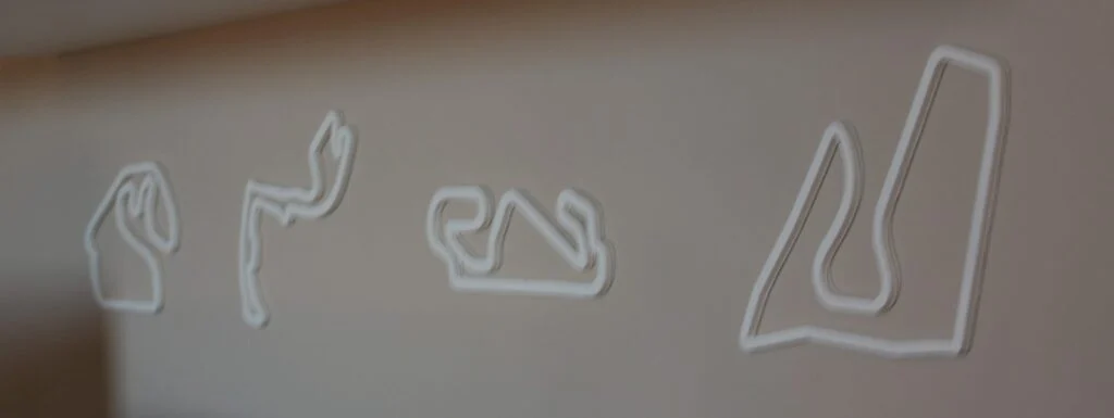 Trazados de circuitos para la pared