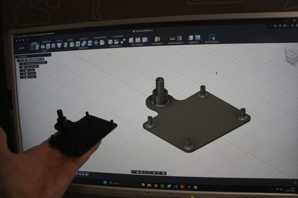 Diseño de una bandeja en 3D